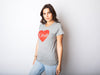  Xoxo Script Heart Womens T Shirt 