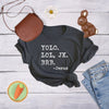  Yolo Lol Jk Brb Jesus Womens T Shirt 