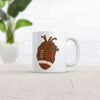 Heart-Shaped Football Mug