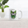 Skull Mug with Cannabis Design