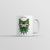 Skull Mug with Cannabis Design