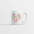 Festive Heart-Shaped Christmas Mug