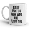 Wine and Dog Cuddles Mug