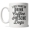 Coffee and Dog Rescue Enthusiast Mug