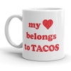 Taco Lover's Heart Mug