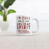 Holiday Spirit Vodka Mug - I'm Full of Cheer!