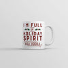 Holiday Spirit Vodka Mug - I'm Full of Cheer!