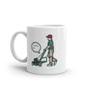 Funny Offensive Lawn Mower Mug - 11oz Novelty Coffee Cup for Grass Cutting Enthusiasts