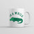 Crocodile Mug: 'In A While' Design