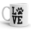 Paw Print Love Mug