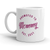 Funny 'Promoted to Mommy 2021' Coffee Mug - 11oz Family Graphic for New Moms