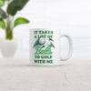Bold Golfer's Mug: It Takes Guts to Tee Off with Me