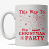 Follow the Path to the Christmas Party Mug