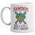 Funny Baseball Softball Player Mug - 'Diamonds Are A Girl's Best Friend' - 11oz Coffee Cup