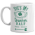 She's My Drunker Half Mug - Humorous St. Patrick's Day Coffee Cup for Couples - 11oz