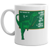 Funny Velociraptor Mug - Sarcastic Dinosaur Coffee Cup for Math Lovers - 11oz