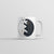 Yin Yang Cat Design Mug